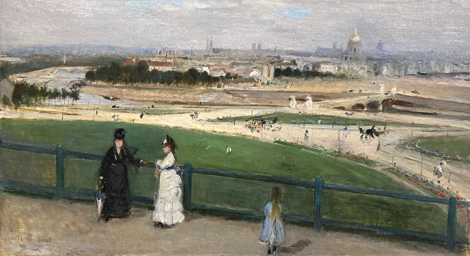 Berthe Morisot, View of Paris from the Trocadero, c1871-72, Santa Barbara Museum of Art