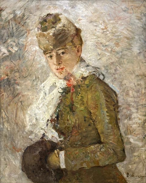 Berthe Morisot, Winter (Woman with a Muff), c1879-1880 Dallas Museum of Art