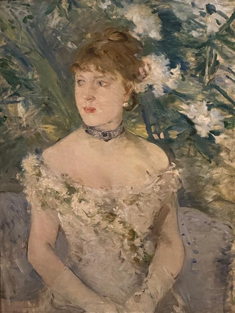 Berthe Morisot, Young Woman Dressed for a Ball, 1879 Musée d'Orsay, Paris