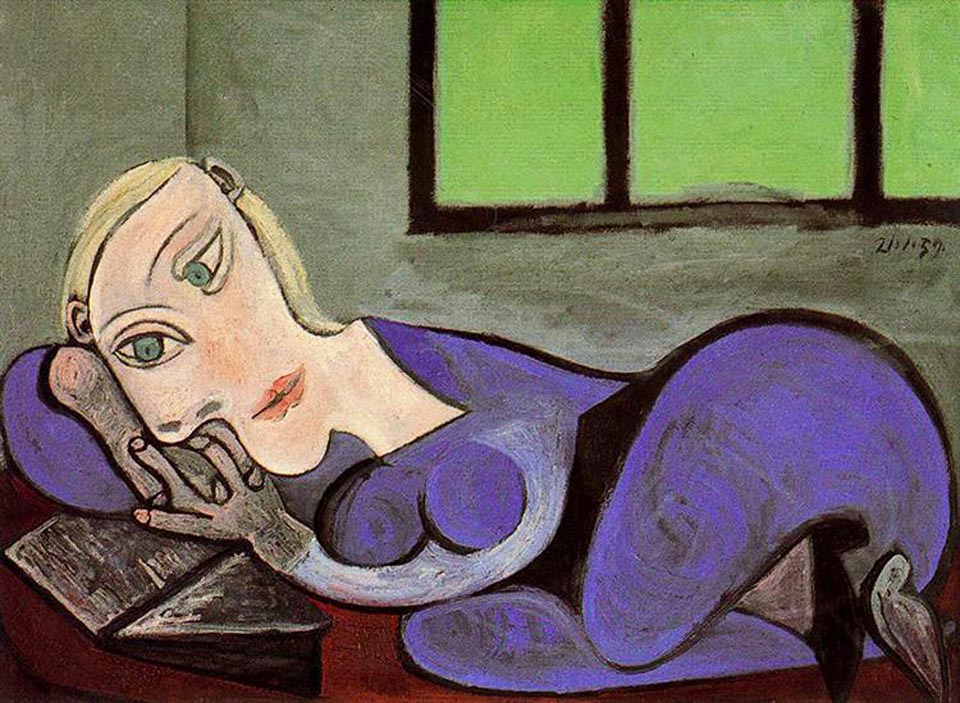 Pablo Picasso, Reclining Woman Reading, 1960, Musée Picasso, Paris, France