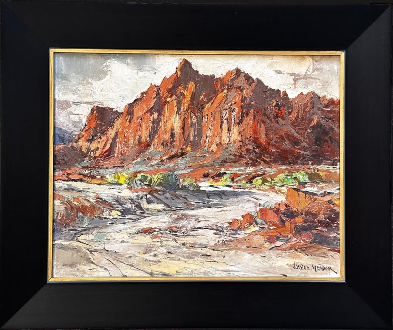 Joshua Meador, Desert Wash 14 x 18
