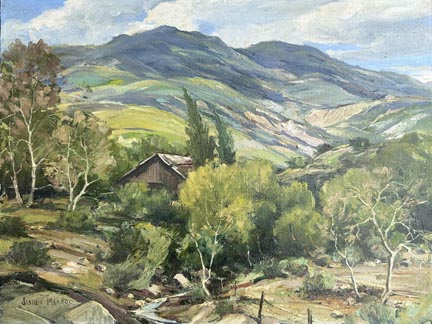 Near Santa Paula, California Oil on Linen, 18 x 24
