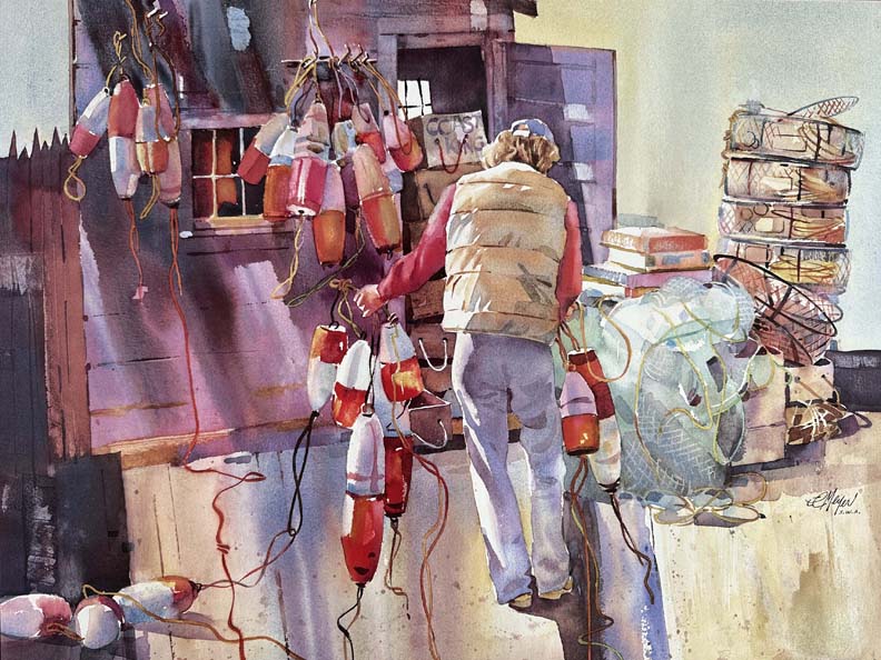 El Meyer, Getting Ready, used for the Fisherman's Festival 1989