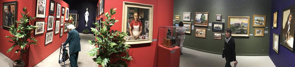 a pan of a portion of Something Revealed: California Women Artists Emerge in 2018