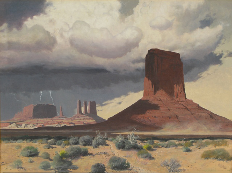 Jimmy Swinnerton, Thunderhead over Monument Valley