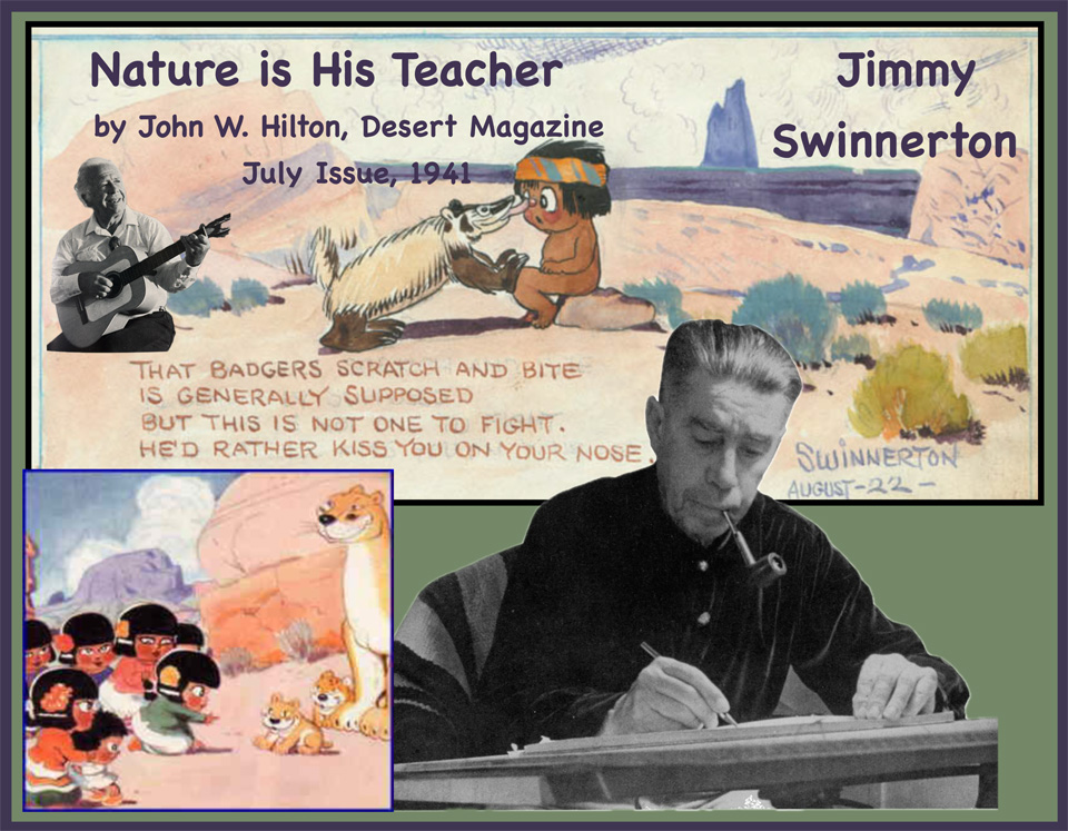 Jimmy Swinnerton, Nature is His Teacher, by John W. Hilton
