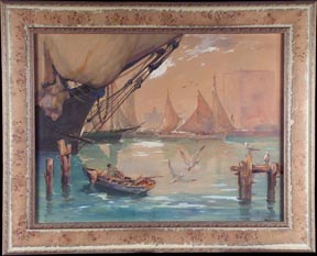 Davis Francis Schwartz, Boys Fishing on the Bay