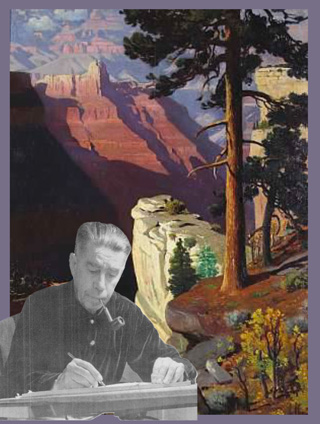 Jimmy Swinnerton and his Sunset at the Canyon