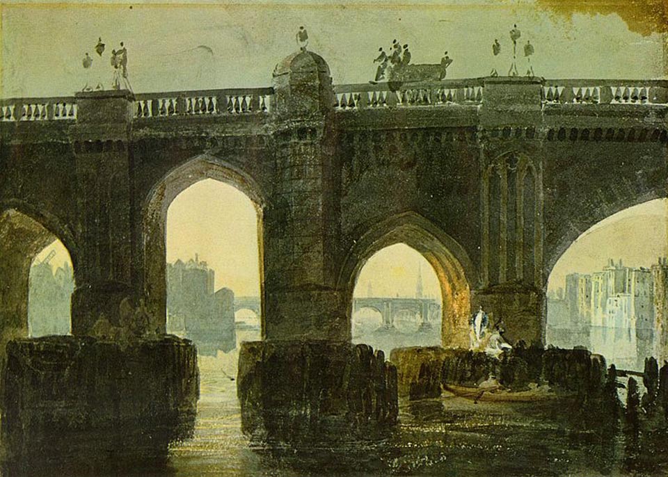 J. M. W. Turner, London Bridge 1796, Tate Britain, London, UK