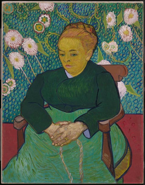 Vincent Van Gogh, Lullaby Madame Augustine Roulin Rocking a Cradle 1889, The Museum of Fine Arts, Boston, MA
