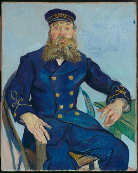 Vincent Van Gogh, Postman Joseph Roulin 1888 The Museum of Fine Arts, Boston, MA