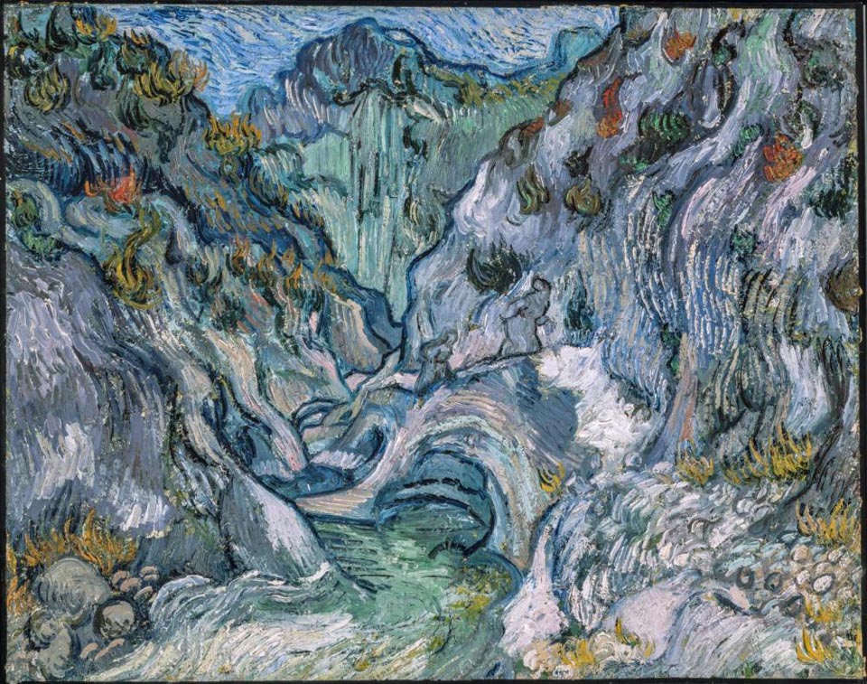 Vincent Van Gogh, Ravine 1889, The Museum of Fine Arts, Boston, MA