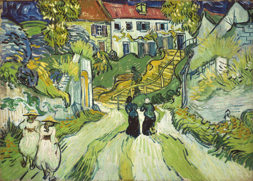 Vincent Van Gogh, Stairway at Auvers 1890, The Saint Louis Art Museum, St. Louis, MO
