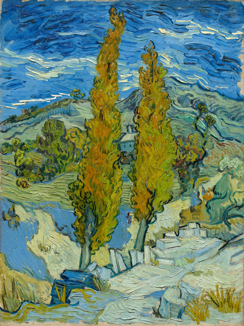 Vincent Van Gogh, The Poplaars at Saint Rémy 1889 The Cleveland Art Museum, Cleveland, OH