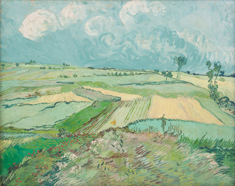 Vincent Van Gogh, Wheat Fields after the Rain 1890, The Museum of Art Pittsburgh, PA