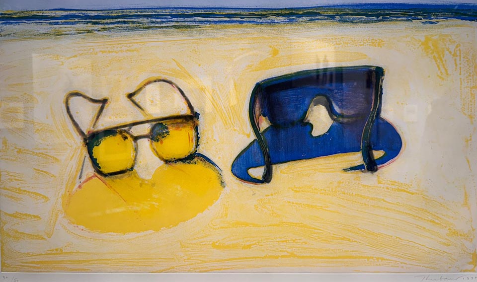 Wayne Thiebaud, Beach Glasses 1994