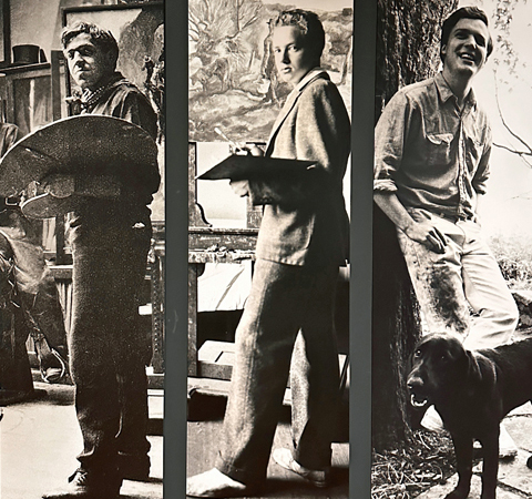 Newell Convers (N.C. ) Wyeth 1882-1945 (left) Adrew Wyeth 1917-2009 (center) Jamie Wyeth 1946- (right)
