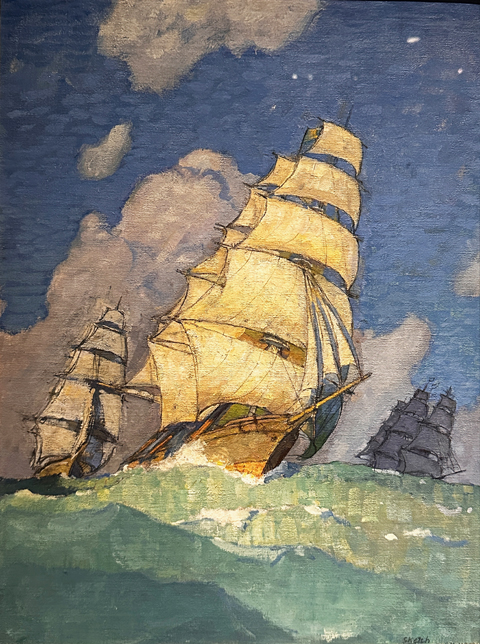 N.C. Wyeth, The Clippers, 1923