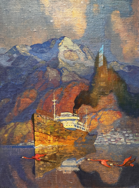 N.C. Wyeth, The Tramp Steamer, 1923