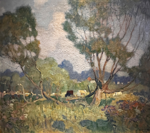 N.C. Wyeth, untitled landscape, 1923