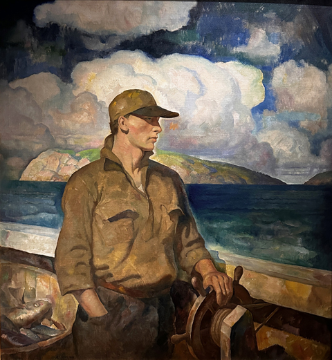 N.C. Wyeth, A Young Maine Fisherman, 1933