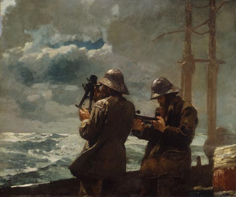 Winslow Homer, Eight Bells, 1886 Addison Gallery of American Art, Andover, Massachusetts
